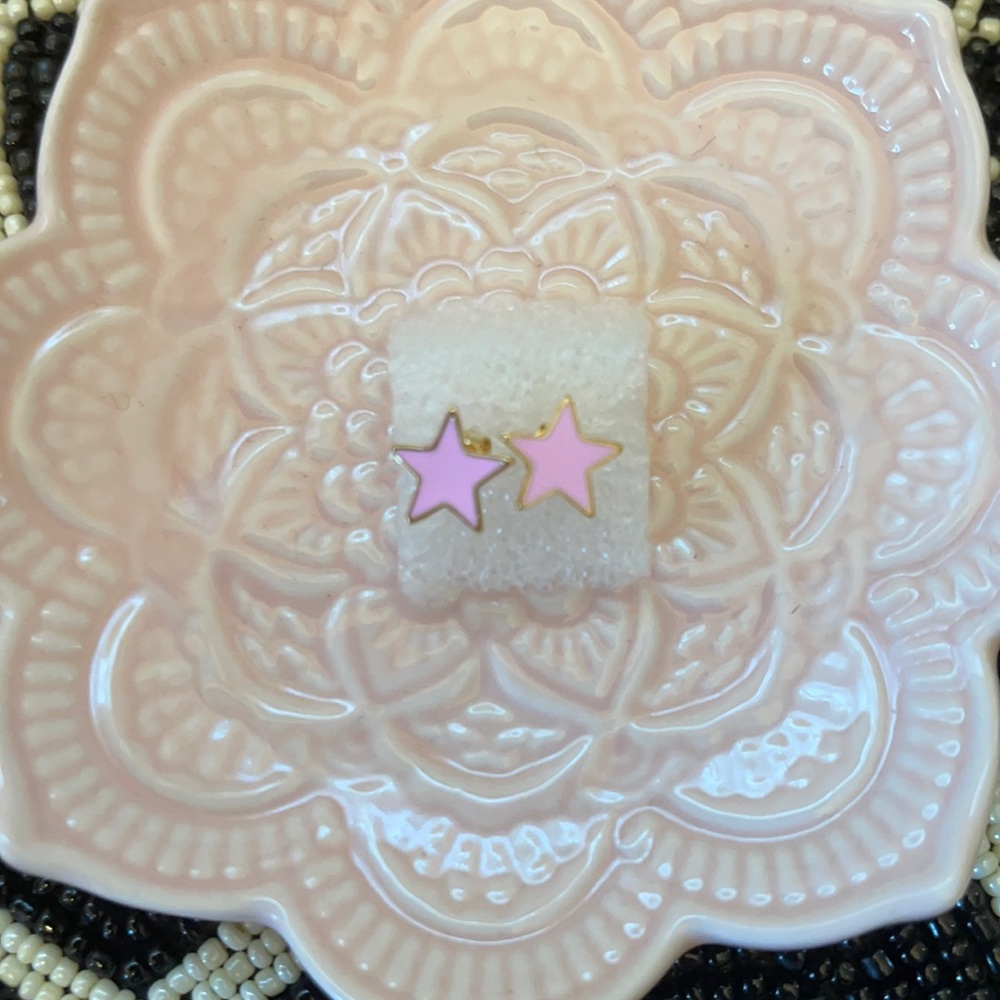 EarFleek Seeing Pink Stars Earrings